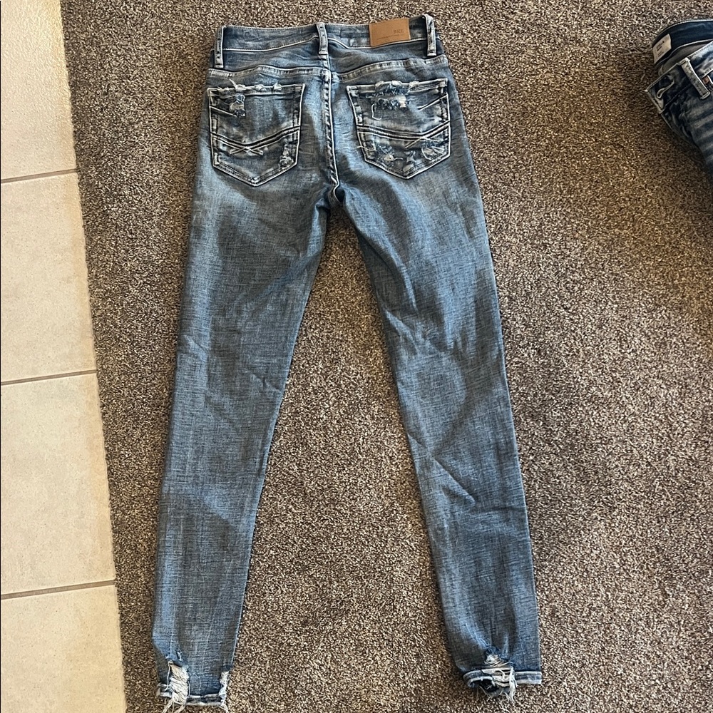 BKE Ankle Jeans - Faded Blue